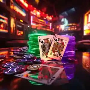 Ilustrasi teknologi enkripsi dan keamanan transaksi deposit di platform hiburan online